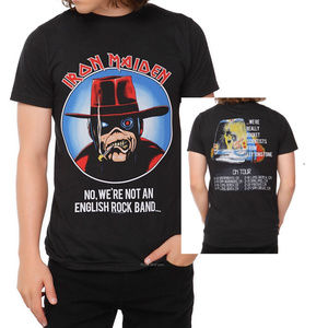Iron Maiden California Or Bust metal rock Official T-shirt 2XL XXL NWT